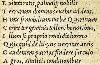 Aldinsche Italika aus »Book of Horace«