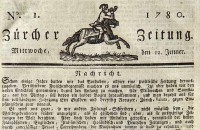 Fraktur from the “Zürcher Zeitung”
