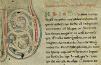 Frühgotische Minuskel aus der Nibelungenhandschrift C