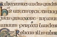 Irische Halbunziale aus dem »Book of Kells«