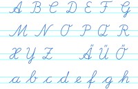 Latin Foundation Script of the Iserlohn writing circle