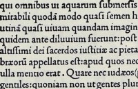 Venezianische Antiqua aus »De praeparatione evangelica«