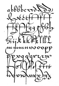 Gothic Cursive Script