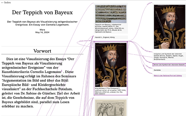 Der Teppich von Bayeux von Mara Wackenroda
