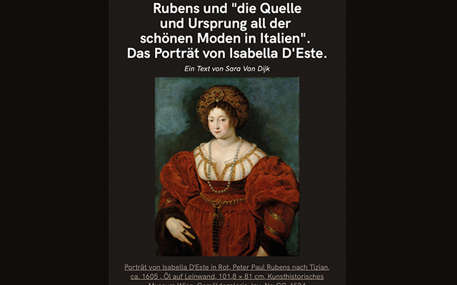 Ein Porträt von Isabella D'Este von Maurice-Cesare Braatz